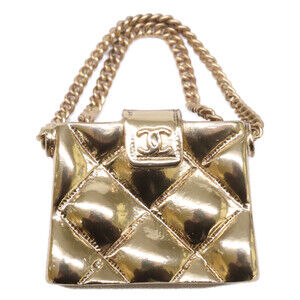 CHANEL Gold Brooch